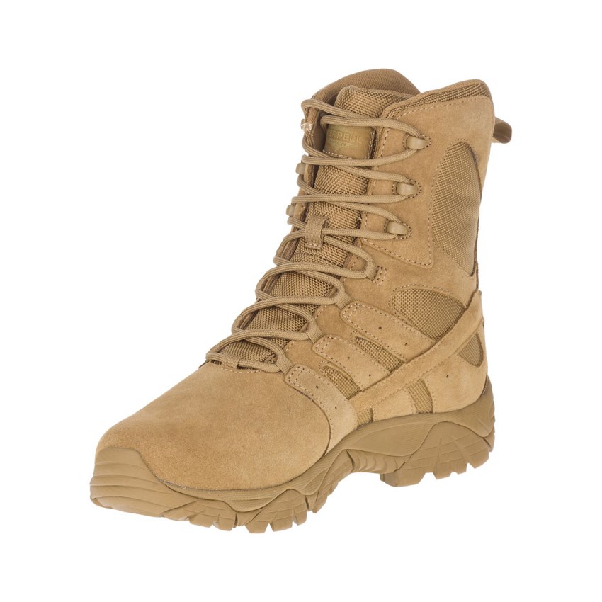 Bottes Merrell Moab 2 Defense Marron Clair Femme | K.Z.BRWN